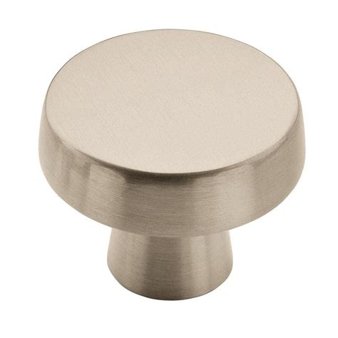 blackrock guardian door stainless steel cabinet door knobs|Knob SATdrd Round Blackrock Satin Nickel 55270.